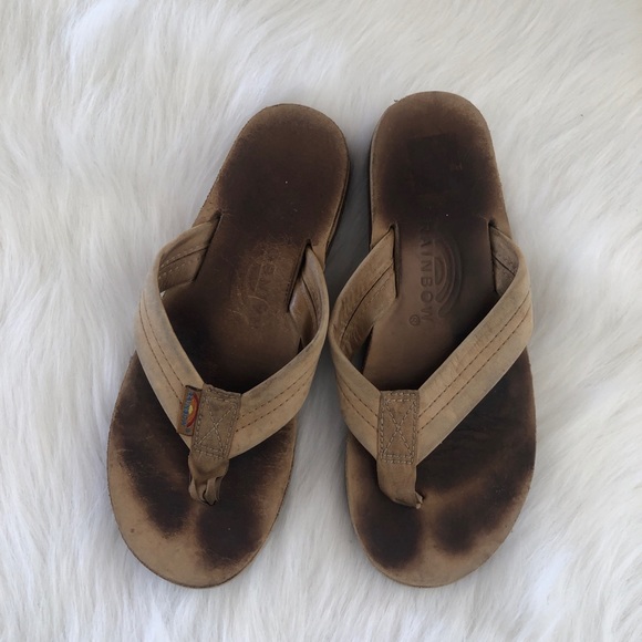 rainbow sandals water